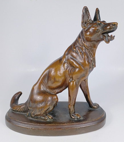 Antique bronze clad german - antique,